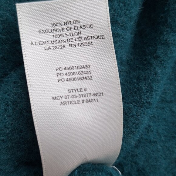 Wilfred Teal Crop Cardigan with Tartan Scottie Patch - Picture 8 of 11